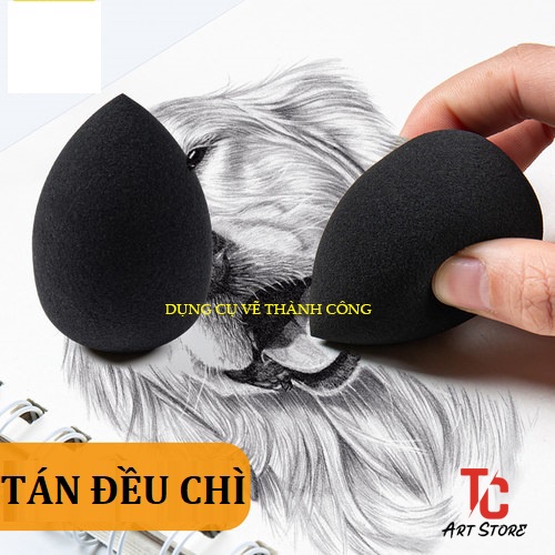 Tán Chì, Di Chì Dạng Mút Cao Su - Marie's Sketch Egg C6412 - Hình quả trứng