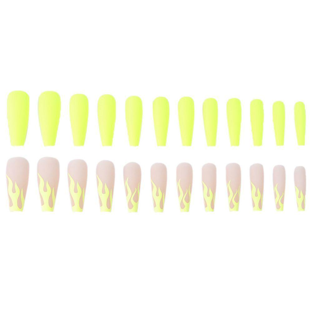 Bộ 24 Móng Tay Giả Che Phủ Toàn Diện Dành Cho Múa Ba Lê