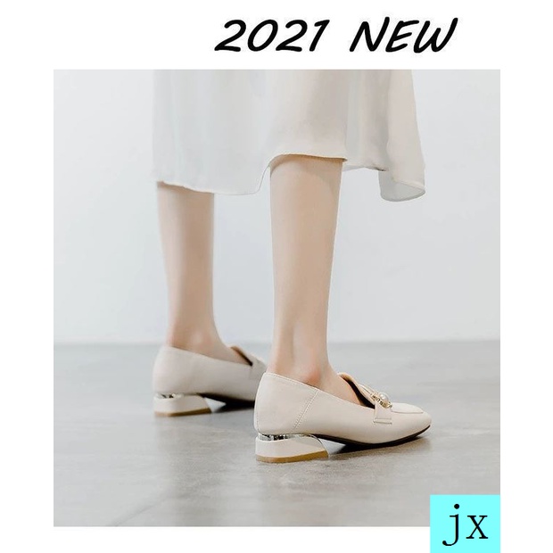 Giày da mềm đế dày thời trang Anh Quốc cho nữ