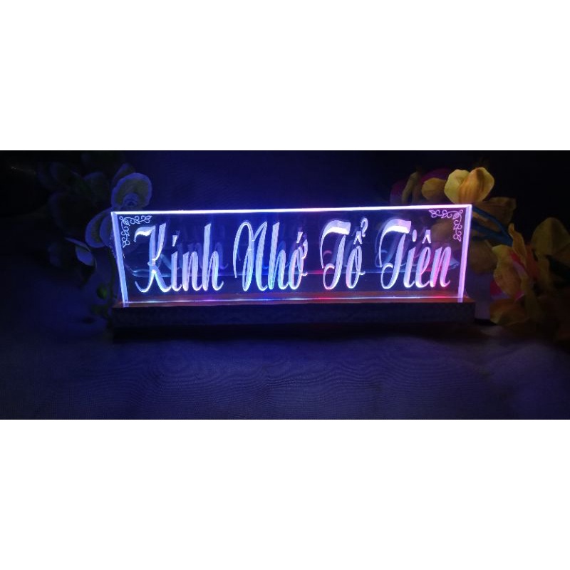 Chữ điện Kính Nhớ Tổ Tiên 30, 40, 50,60cm