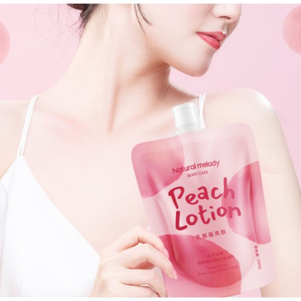 Sữa dưỡng thể Natural Melody Peach Lotion chiết xuất quả đào 250g (NM85)