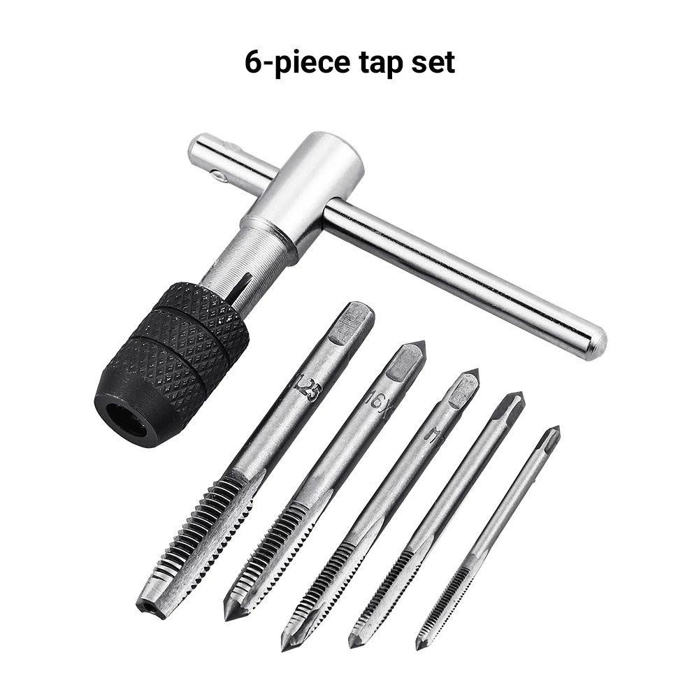 BTLIMER  6 Cái / Bộ Cờ Lê Làm Việc Kim Loại|Dụng Cụ Ren Xoắn M3-M8