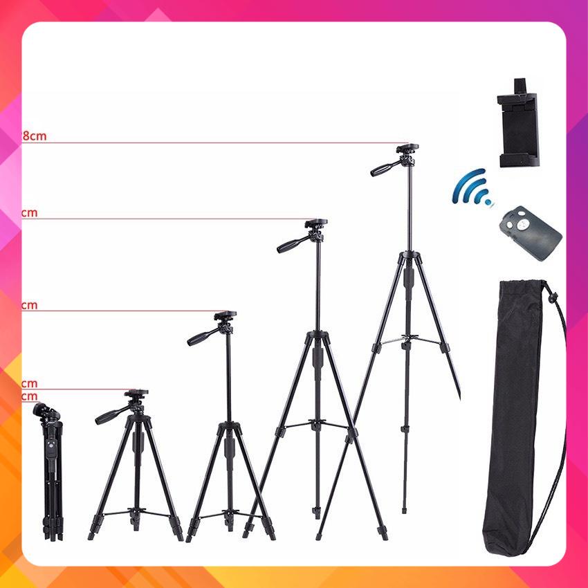 [Chân chụp ảnh] Chân đế Tripod Bluetooth cho điện thoại và máy ảnh TTX - 6218 (Kèm túi đựng và remote bluetooth)