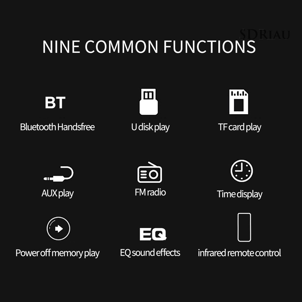 Máy Nghe Nhạc Mp3 12v Bluetooth Cho Xe Hơi 8013 Kèm Phụ Kiện Chất Lượng Cao