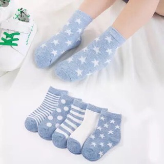 Combo 5 đôi Tất trẻ em cao cổ