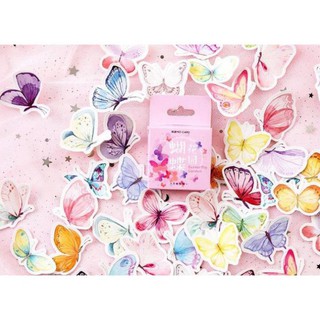 Bộ 46 Sticker Hàn Quốc hình con bướm dán trang trí E29