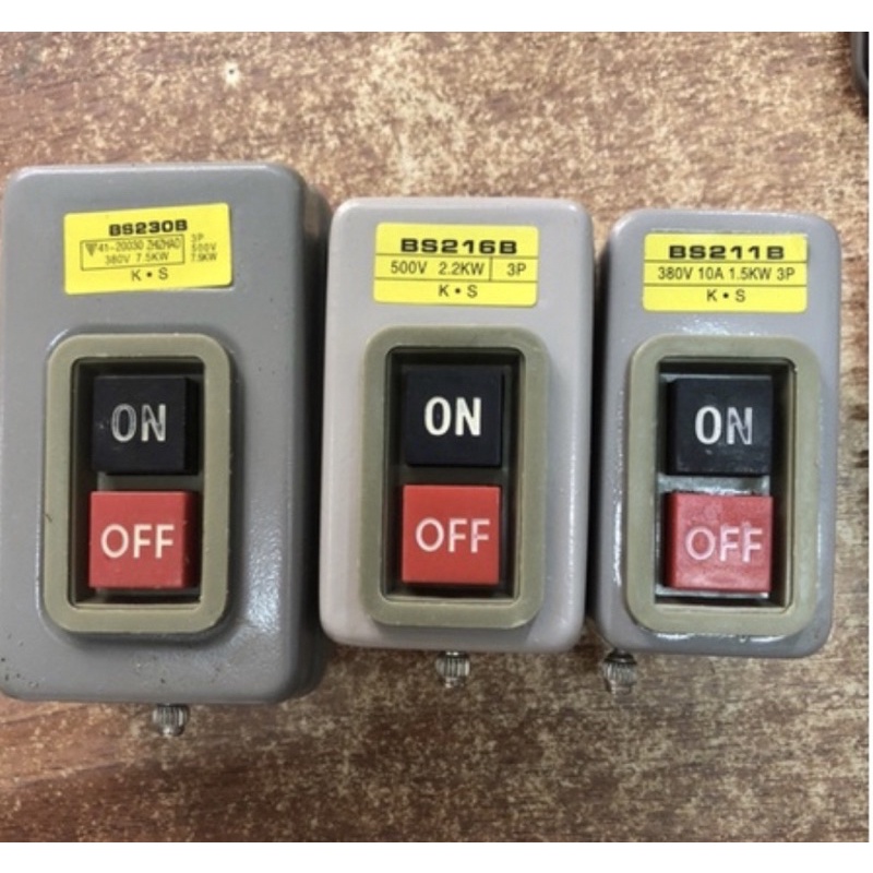 Công tắc bật tắt 3 pha BS211B BS216B BS230B