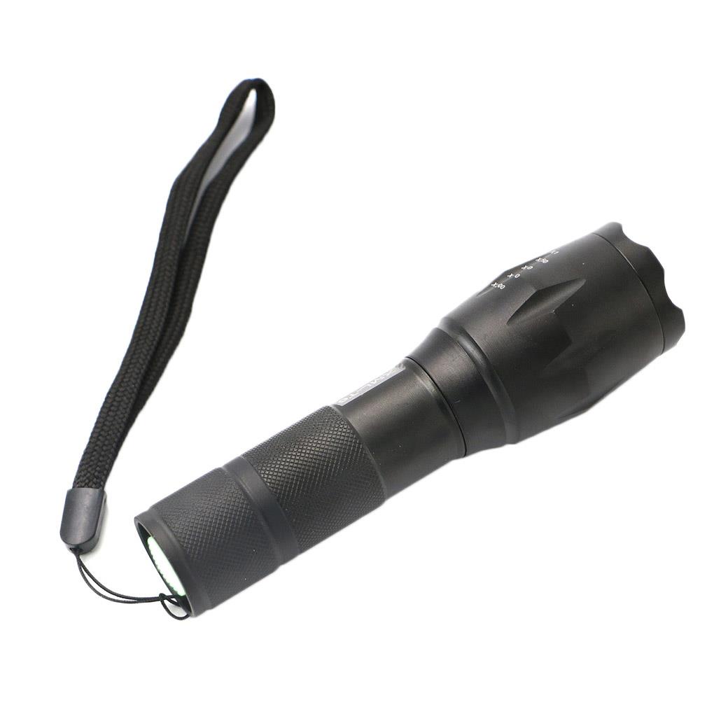2pcs TureClos T6 LED Flashlight 5-Mode Torch Flashlight Zoomable Waterproof Protable Outdoor Camping Light