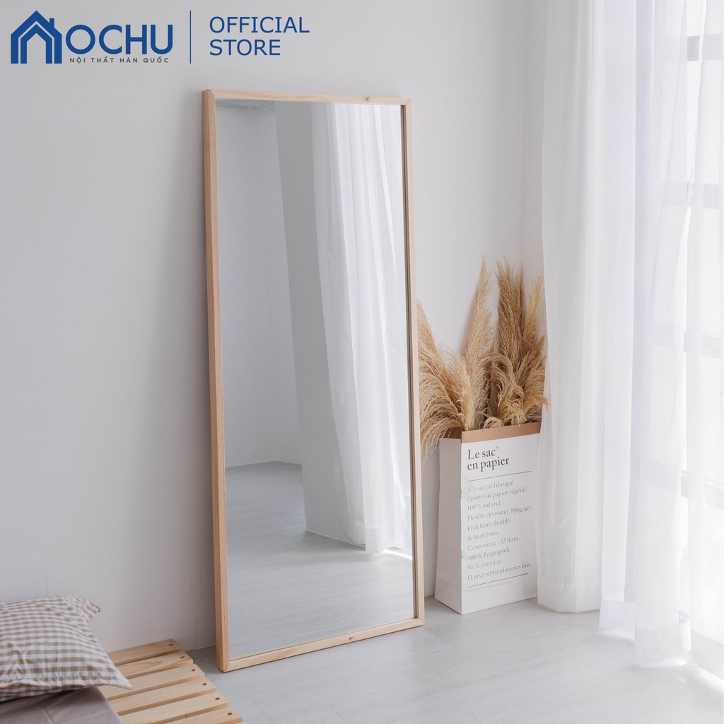 Gương Đứng Soi Toàn Thân Khung Gỗ OCHU - Mirror L - Natural | BigBuy360 - bigbuy360.vn