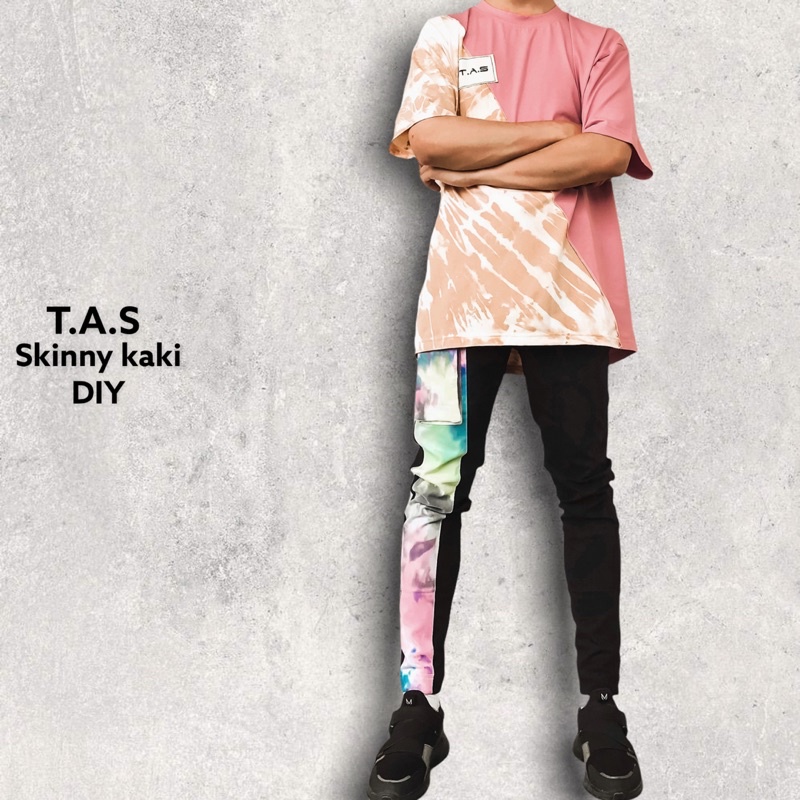 Quần Kaki - Tiedye-Skinny Pants