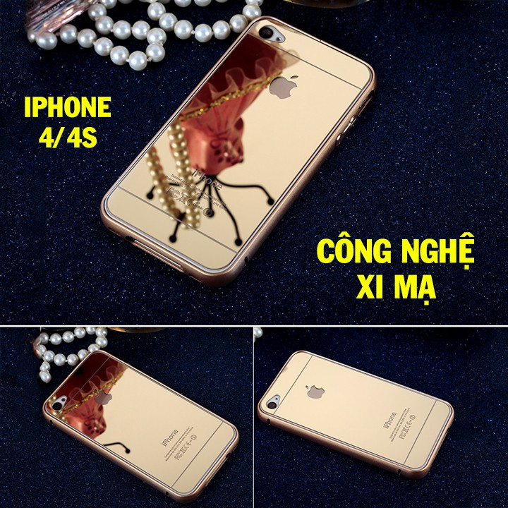 KÍNH CƯỜNG LỰC TRÁNG GƯƠNG IPHONE 4/4S