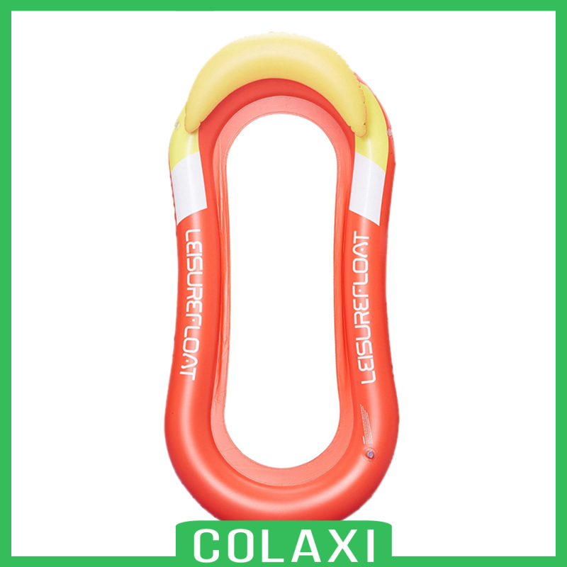 [COLAXI]Durable Pool Float Bed Floater Water Mat Lounger Beach Toy Air Bed Mattress