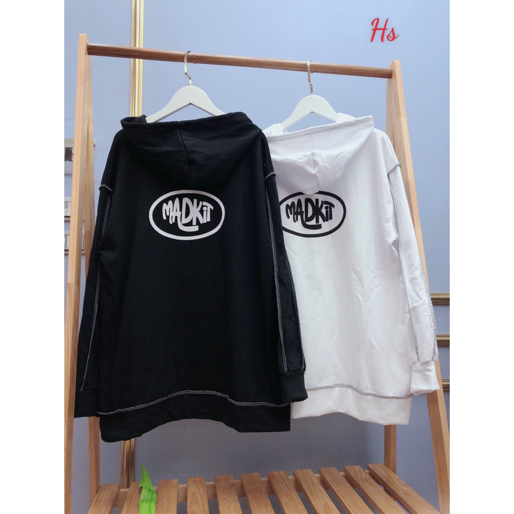 Áo Khoác Hoodie Nam Nữ Viền Chỉ In Madkit Chất Liệu Nỉ Cotton Dày Dặn Wild.Goute SP000814 | BigBuy360 - bigbuy360.vn
