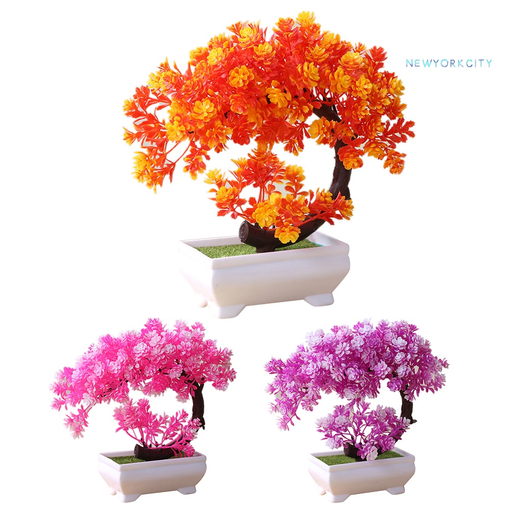 Chậu Cây Bonsai Giả Trang Trí Nhà Cửa