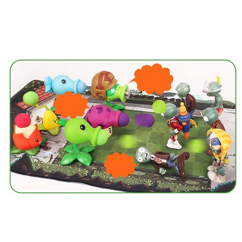 Thực vật mới. Set 2 Mô Hình Búp Bê Hoạt Hình Trong Game Zombies Làm Quà Tặng Cho Bé