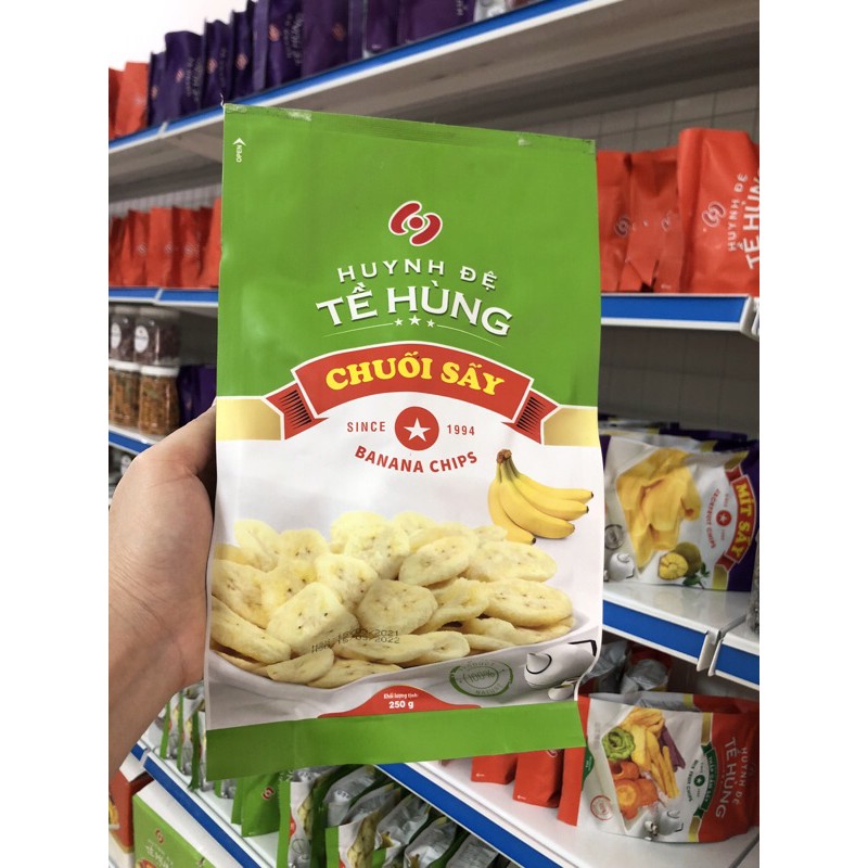 Túi 250gr Chuối sấy Huynh Đệ Tề Hùng