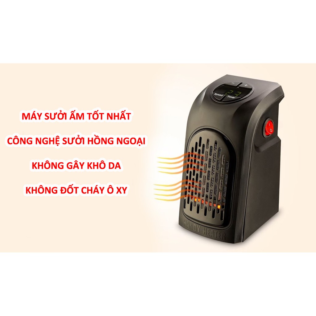 Máy sưởi mini cắm điện trực tiếp thông minh GDTRUONG66