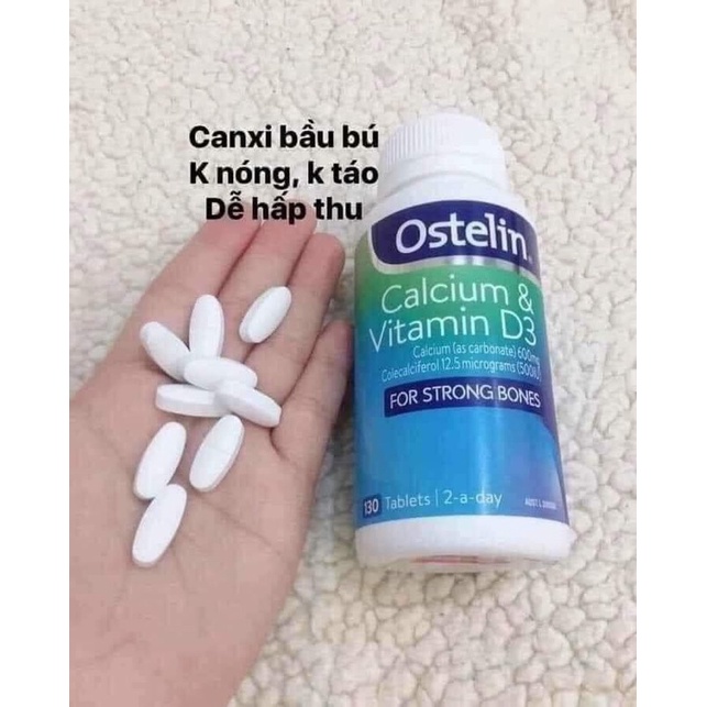 Viên Ostelin calcium &amp; vitamin d3 130 viên