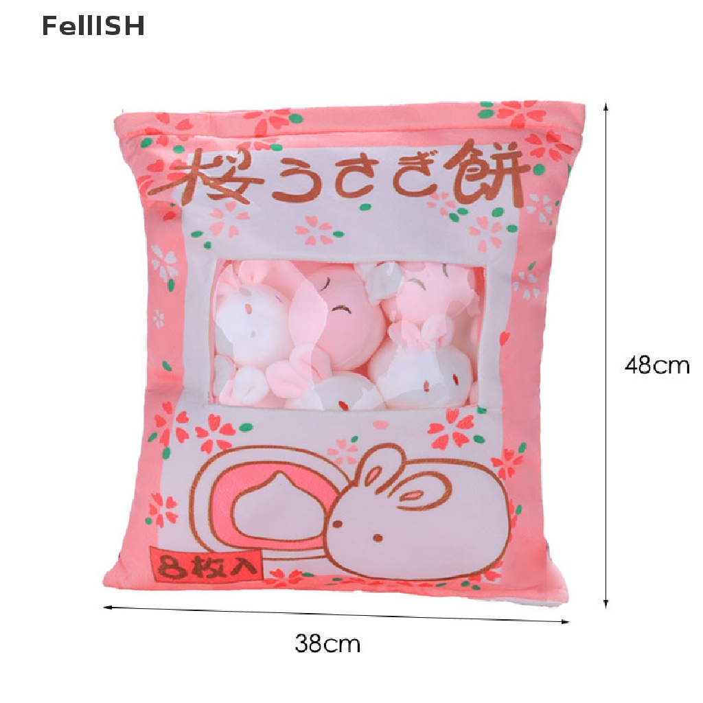 Gối Nhồi Bông Mềm Mại Hình Bánh Pudding / Mèo / Khủng Long Dễ Thương 439br