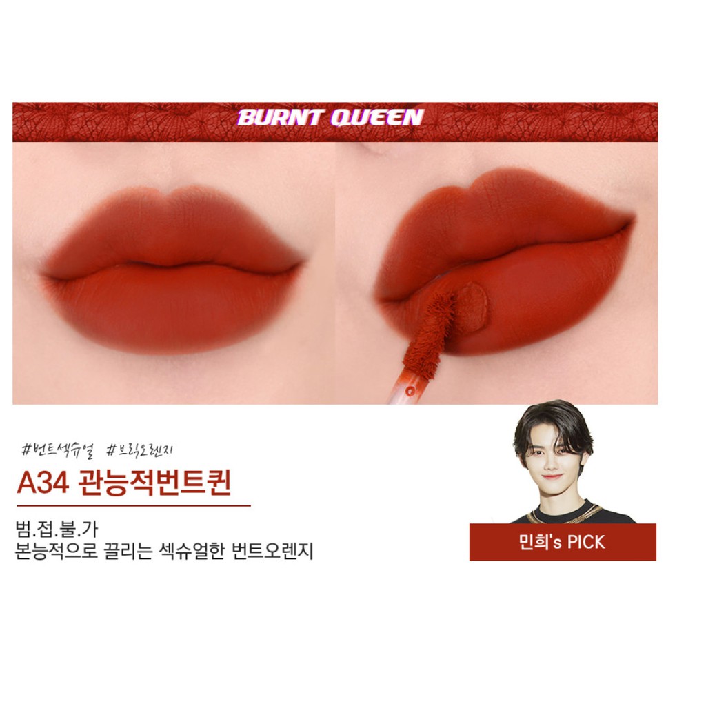 Son kem lì Black rouge Air Fit Velvet Tint | Thế Giới Skin Care