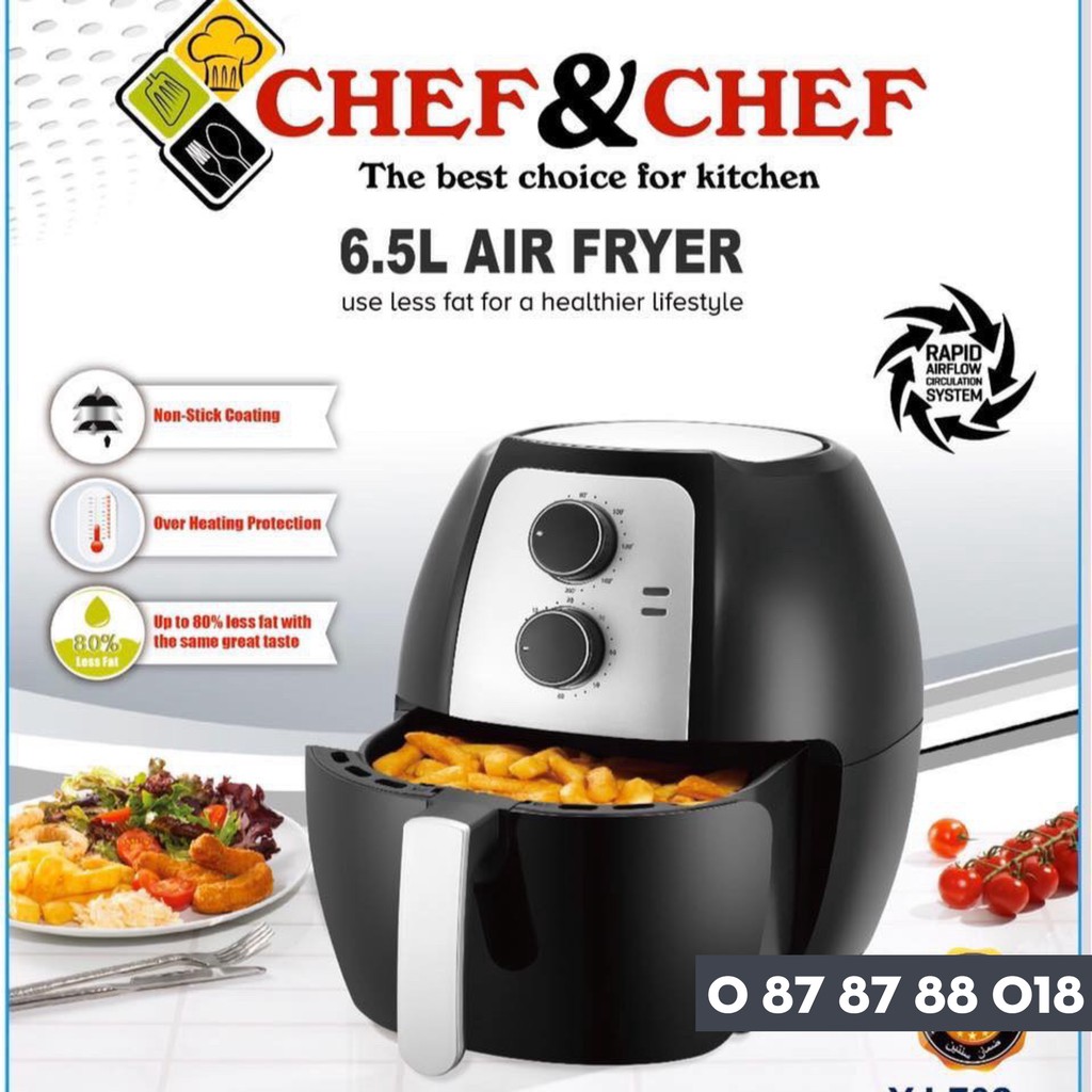 NỒI CHIÊN KHÔNG DẦU CHEF&amp;CHEF YJ-702 - 6,5L ( SIÊU GIÁ RẺ )