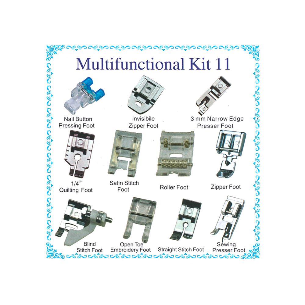 Set 11 / 32 Phụ Kiện Giá Đỡ Chân Vịt Máy May Chất Lượng Cao