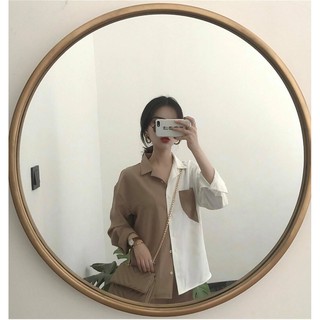 Áo sơmi phối màu túi