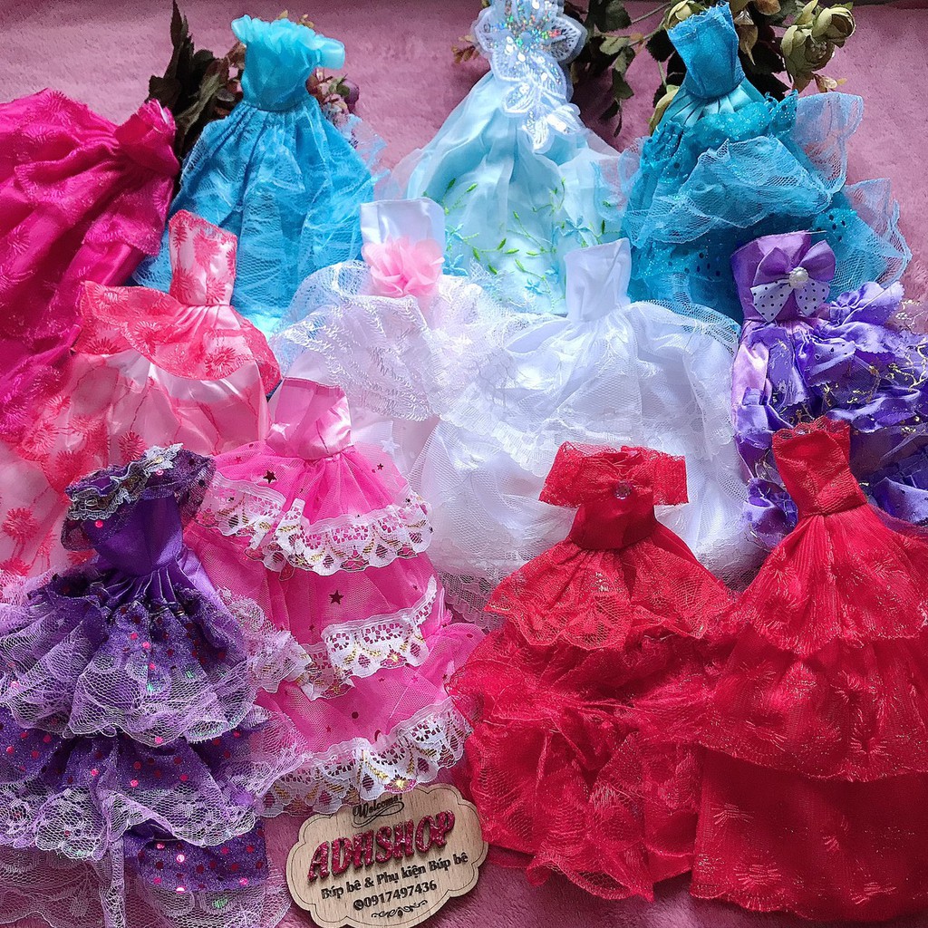 Váy Búp Bê Công Chúa Barbie - Doris váy dạ hội dòng 30cm