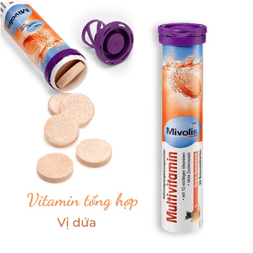 Viên sủi vitamin tổng hợp Mivolis MultiVitamin Đức 20 viên - Shop Melyca
