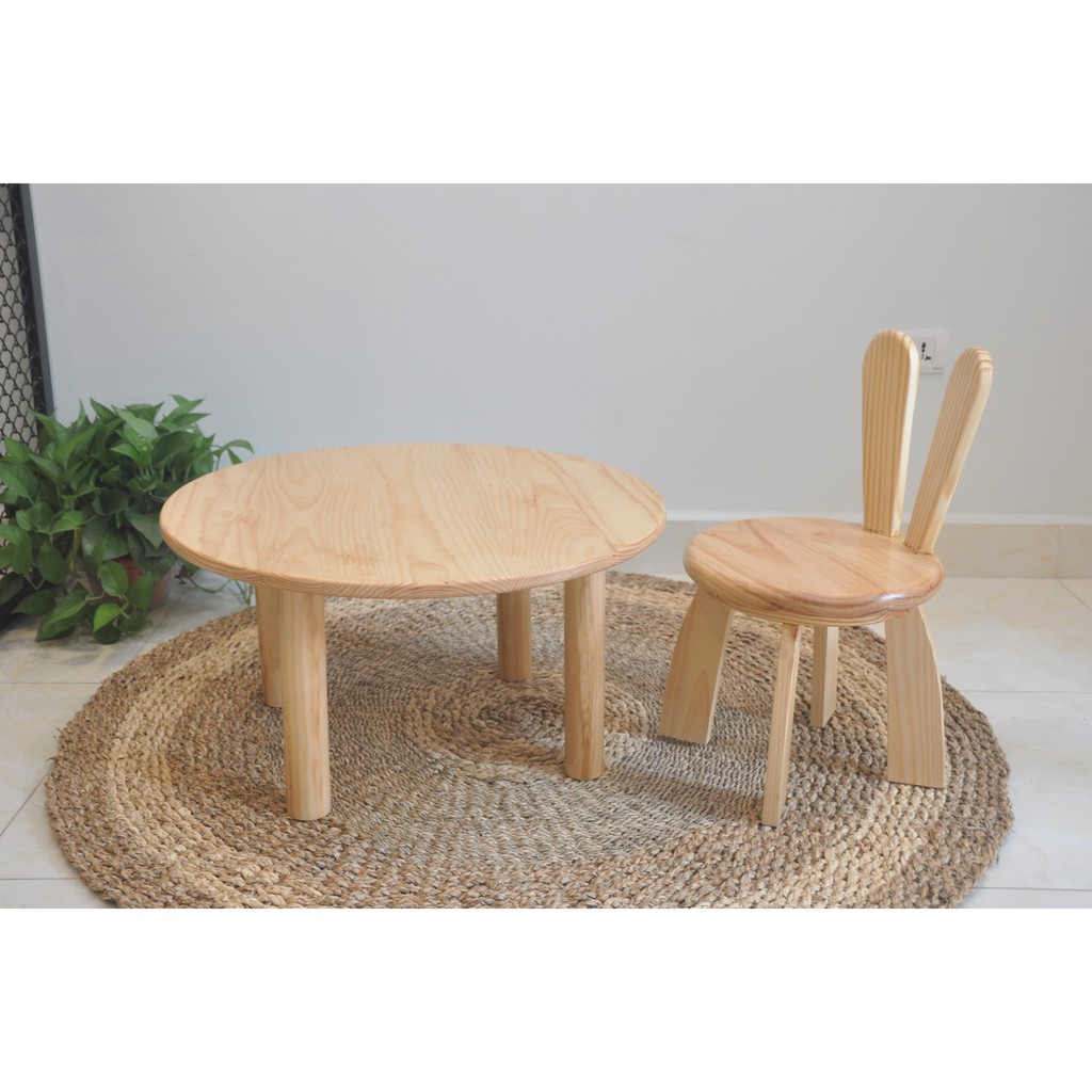 Bàn Tròn Luca Cho Bé Thiết Kế Hiện Đại , An Toàn Cho Bé - Bebewwood | BigBuy360 - bigbuy360.vn