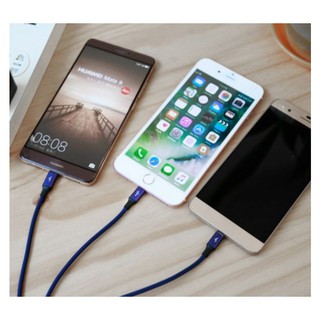 Cáp sạc Type-C lightning Micro USB dây dù 3 in 1 - Baseus
