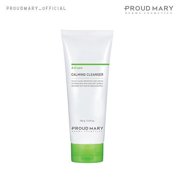 Sữa rửa mặt cho da nhạy cảm da mụn PROUD MARY A.C CURE CALMING CLEANSER 150G