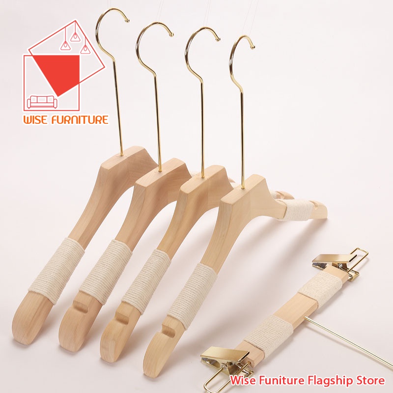 Móc Treo Quần Áo Gỗ Vintage Decor, Kẹp Quần Áo Gỗ Vintage Hanmade Móc Khóa