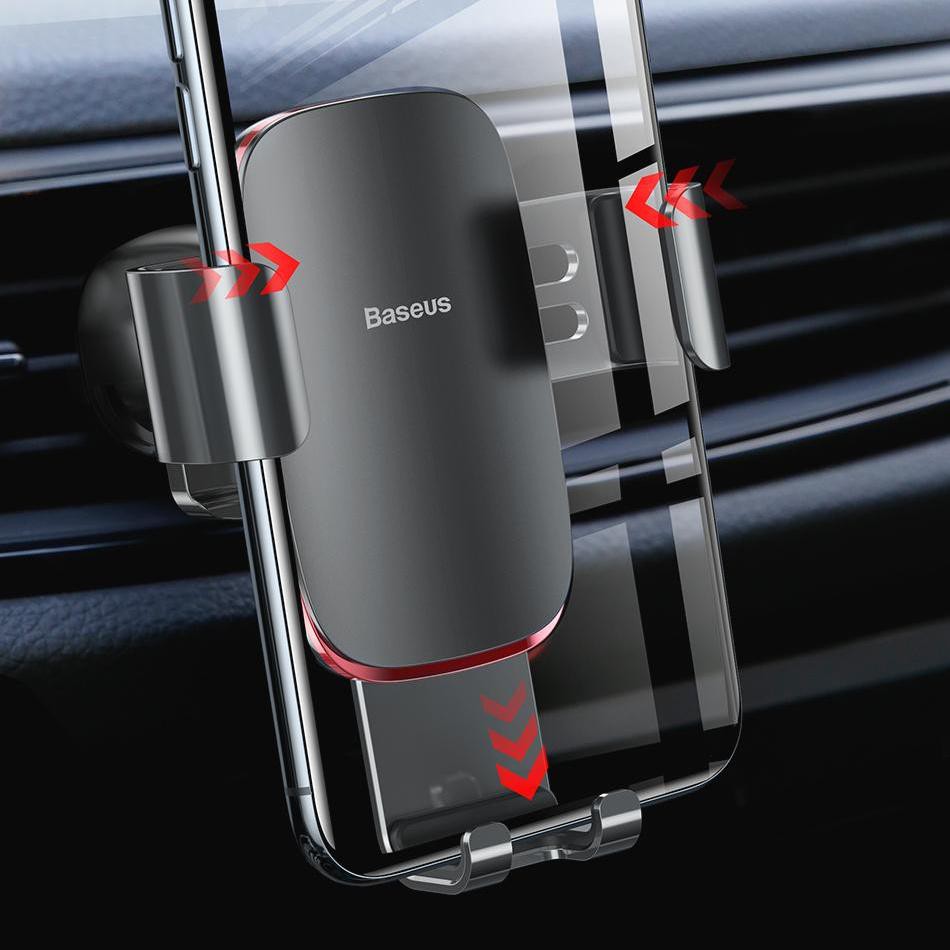 Giá Đỡ Kẹp Điện Thoai Trên Ô TÔ Xe Hơi Gắn Cửa Gió Thương Hiệu Baseus Age 3 Cho Điện Thoại 4.7 - 7.2 inch I-Phone SamSun | BigBuy360 - bigbuy360.vn