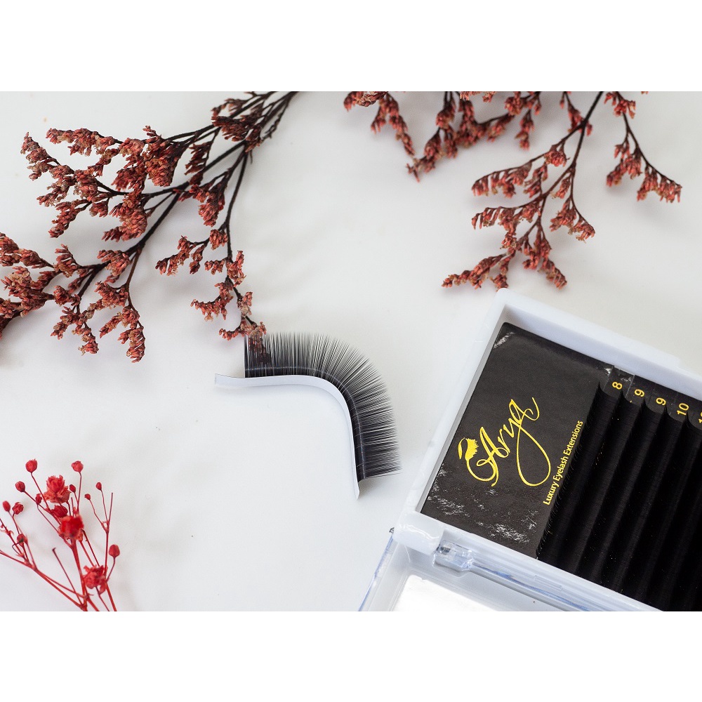 Mi chồn cong LD-L-M mi siêu mềm khay Mix 8-14