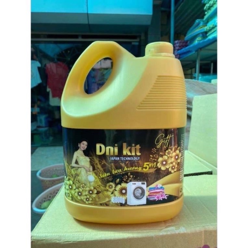 Nước Giặt Xả Dnii Kid Can 3600ml chính hãng cty