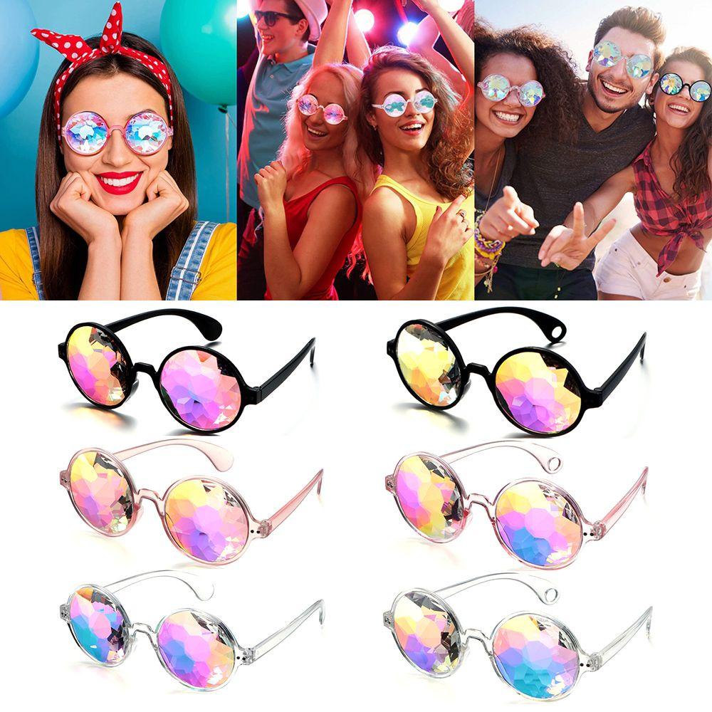 Kính Vạn Hoa Màu Cầu Vồng|Mắt Kính Hóa Trang Lễ Hội