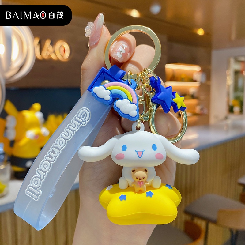 SANRIO Móc Khóa Hình Chú Chó Tai To Dễ Thương Thời Trang