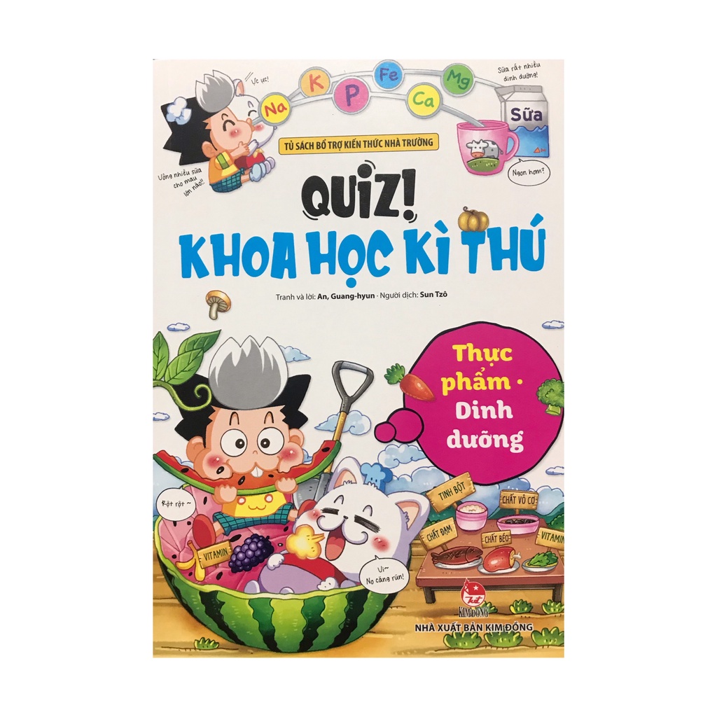 Sách - Quiz ! Khoa học kì thú : Thực phẩm dinh dưỡng