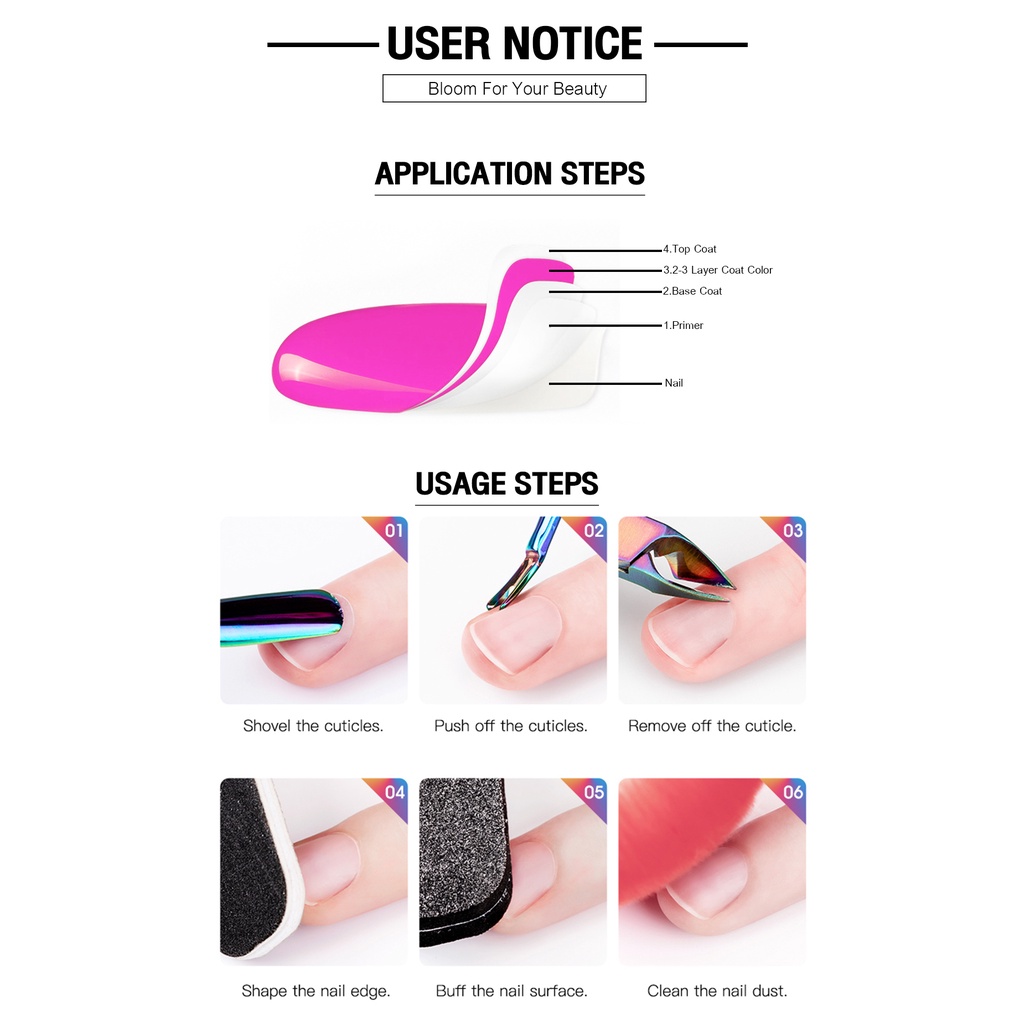 Gel sơn móng tay MONJA 30 màu sắc tùy chọn trơn lấp lánh DIY 5ml dành cho làm đẹp móng