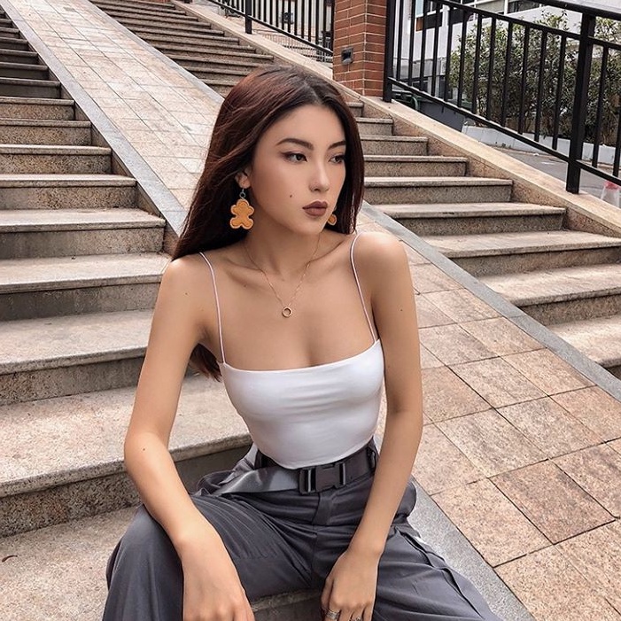 ÁO 2 DÂY BÚN SIÊU XINH A0039