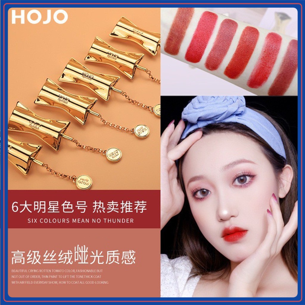 [Hàng Có Sẵn] Son Hojo Cao Cấp Nơ Vàng, Chất Son Đẹp, Sáng Bóng | BigBuy360 - bigbuy360.vn