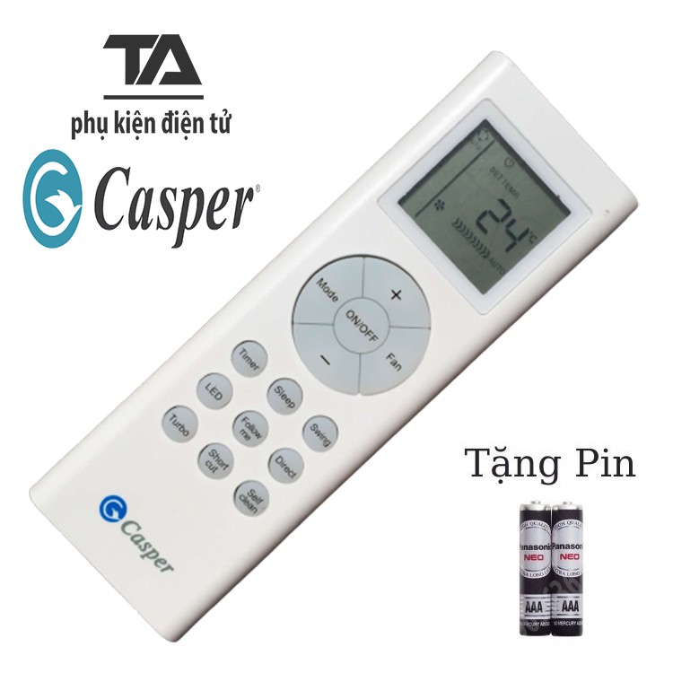 [FREESHIP 50K] Remote máy lạnh Casper ✔ Điều khiển điều hòa Casper