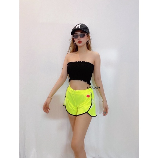 Quần Short Thể Thao 1 Lớp Dơ Nhẹ Fix Ôm Body 10cm - 3596