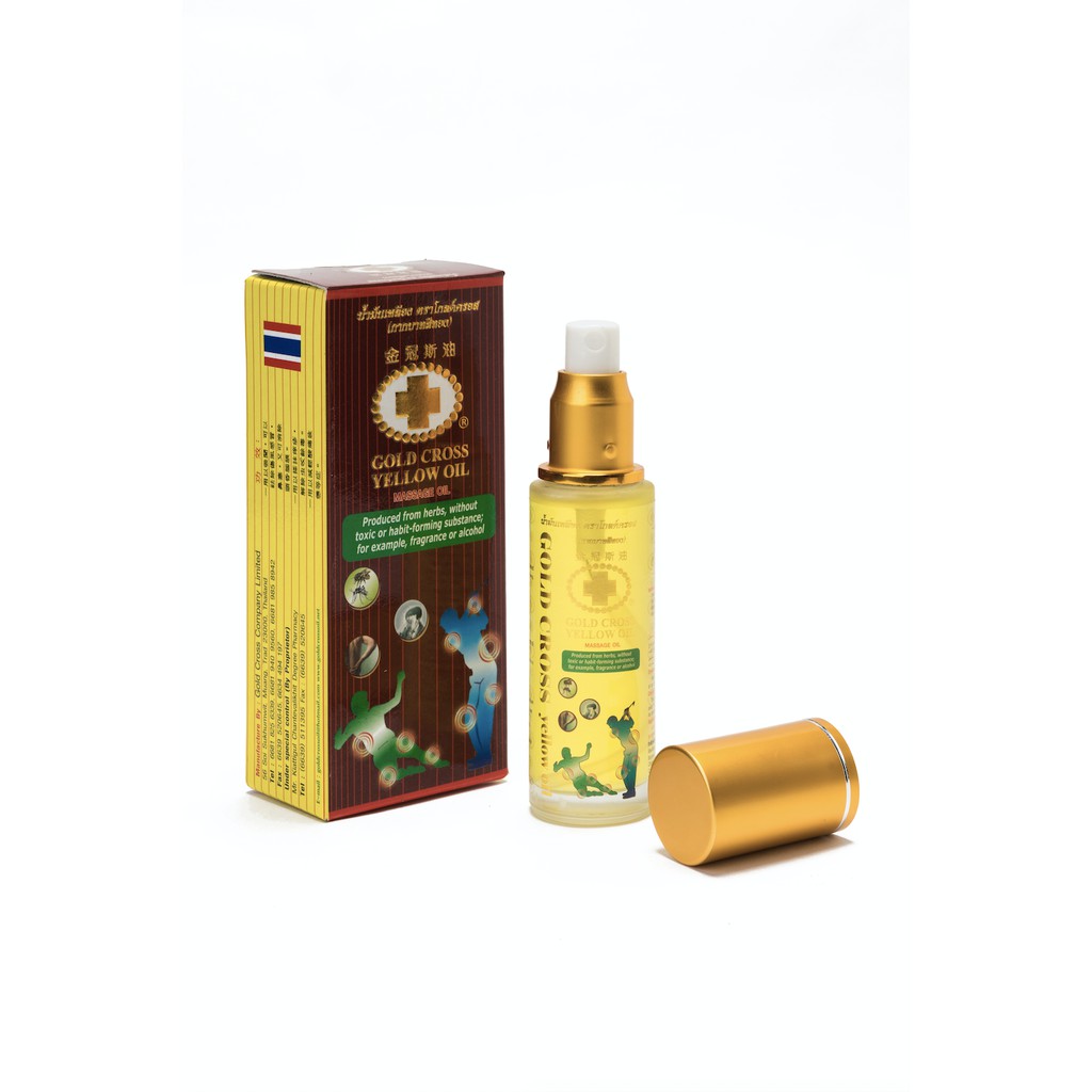 [Chính Hãng GOLD CROSS YELLOW OIL THAILAND]