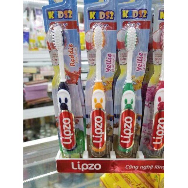 BÀN CHẢI ĐÁNH RĂNG trẻ em LIPZO KID S2