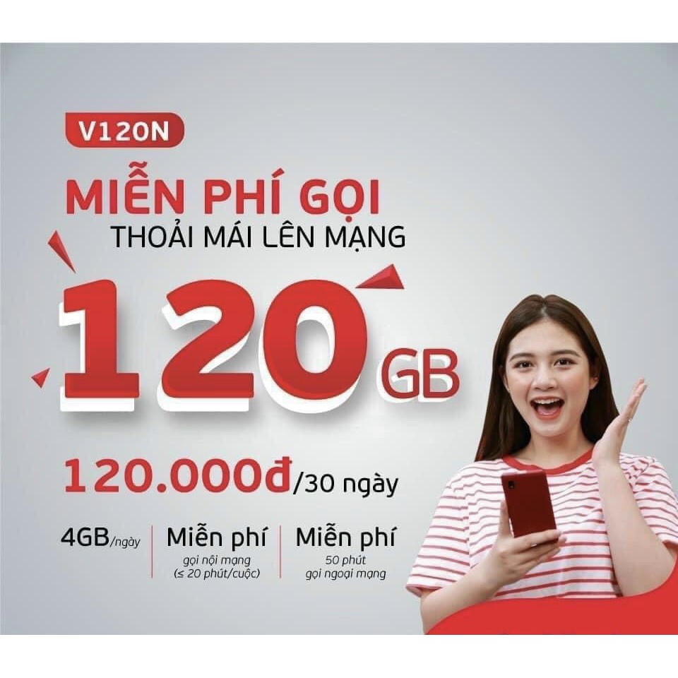 SIM ĐẸP Viettel đồng giá, đăng ký được 4GB/ngày, gọi free