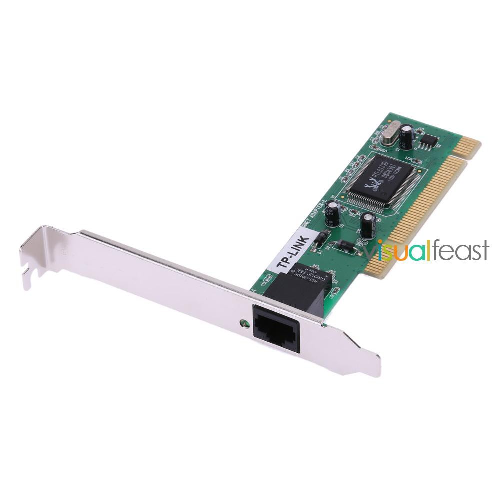 😉[Ready Stock/COD]😉PCI Realtek RTL8139D 10/100M 10/100Mbps RJ45 Ethernet Network Lan Card Adap