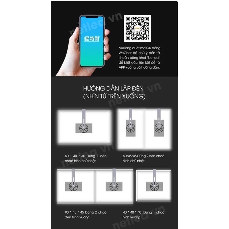 Đèn Netlea  AT3 Pro 65w