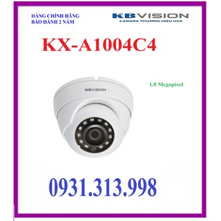 Camera Dome HDCVI hồng ngoại 1.0 Megapixel KBVISION KX-A1004C4